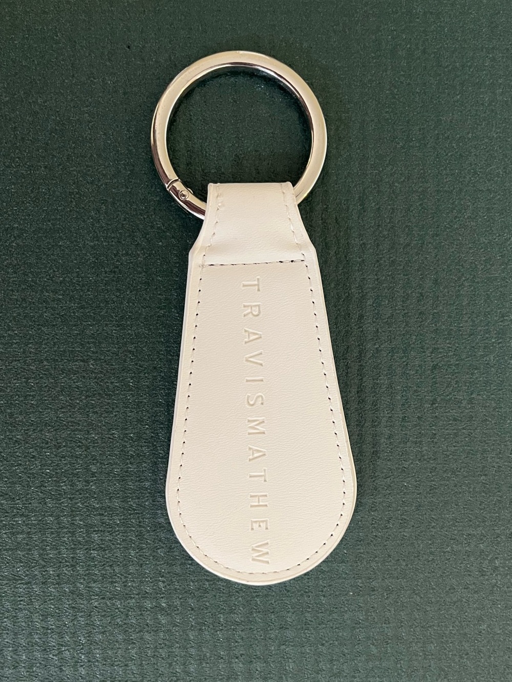 Travis Mathew White Magnet Key Ring